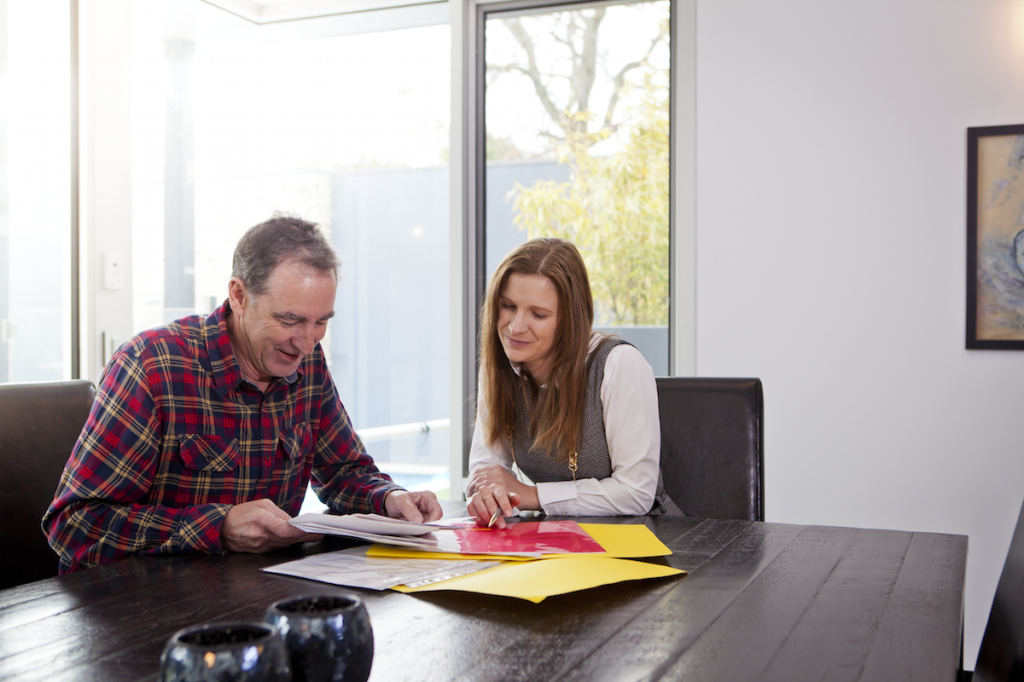 An insurance broker works for you